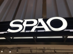 SPAO門頭樹脂字設計